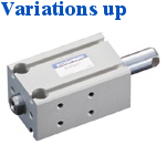 Double acting double rod type