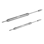 Double acting pull stroke adjustment type