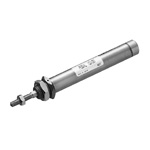 Single acting non-rotating push out type