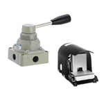 Manual, foot operated type