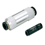 Check valve with quick fitting